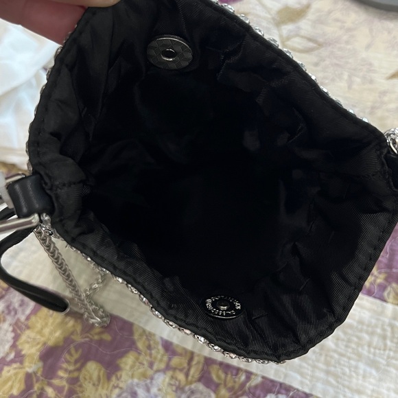 Silver Rhinestone Crossbody Bag - Picture 4 of 4